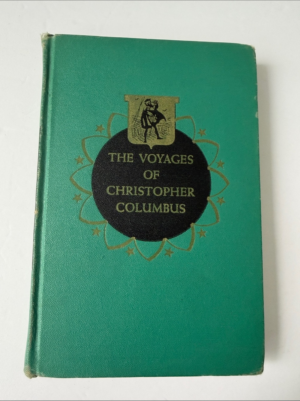 1950’s The Voyages of Christopher Columbus Green Hardcover Book
